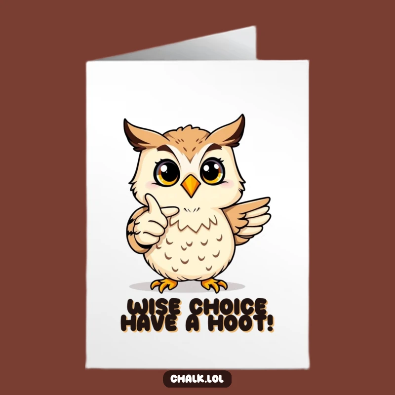Free Printable Birthday Card: Owl Artist, Funny Downloadable Gift for Creative Minds
