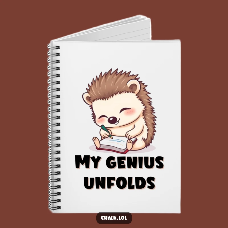 Funny Hedgehog's Creative Notes Notebook: Hilarious Journal for Ideas!