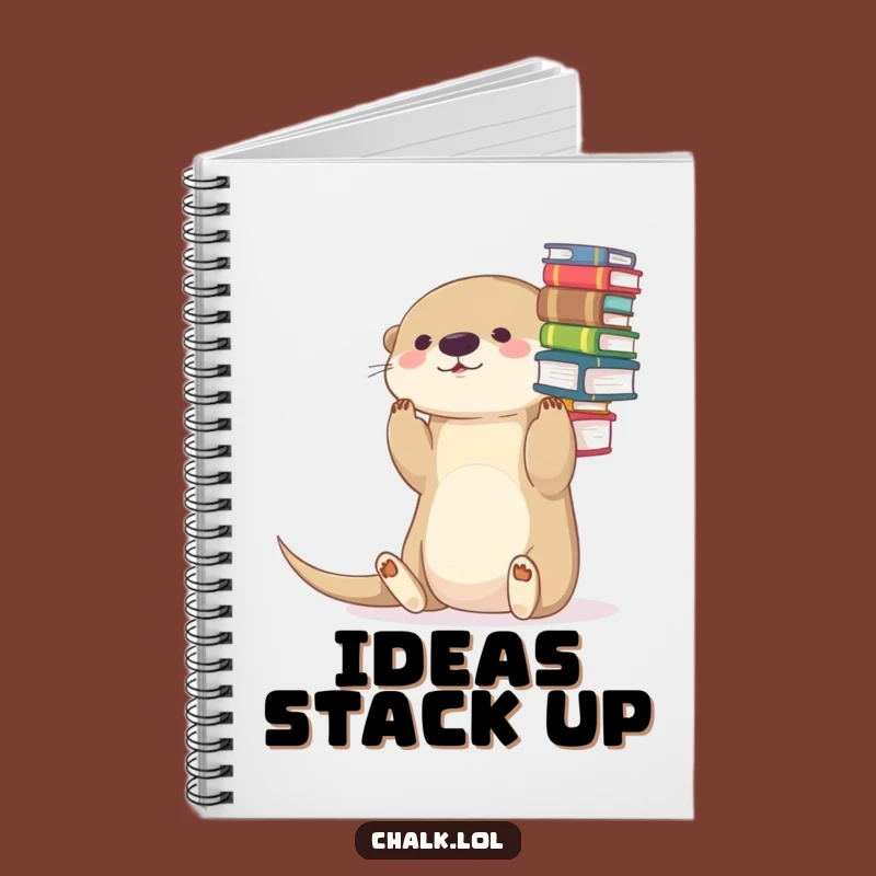 Funny Otter's Bookish Notes Notebook: Hilarious Journal for Writers & Readers!